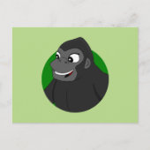 ゴリラ漫画はがき ポストカード (正面)