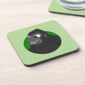 ゴリラ漫画ドリンクコースター コースター (左側)