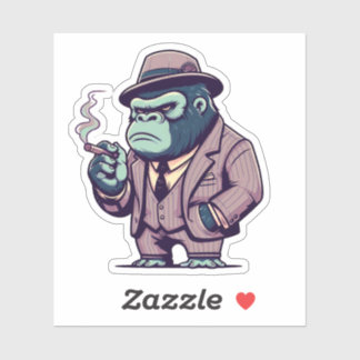 ゴリラ王、マフィア・ゴリラ王。 シール