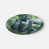 ゴリラ紙プレート ペーパープレート (アングル)