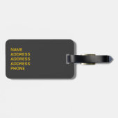 ゴリラ興！ ラゲッジタグ (裏面横)