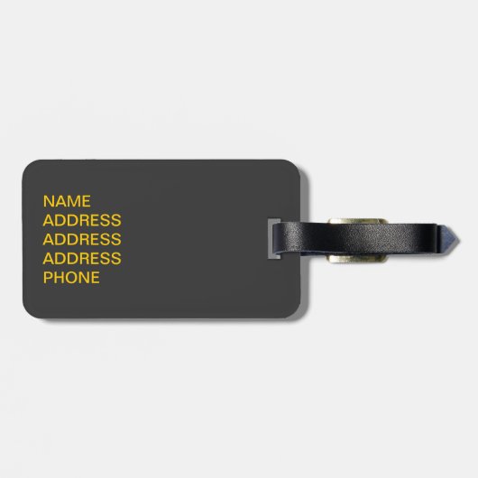 ゴリラ興! ラゲッジタグ (裏面横)