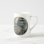 ゴリラ親子 ボーンチャイナマグカップ (右)