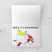 ゴリラ誕生日カード カード (内部)