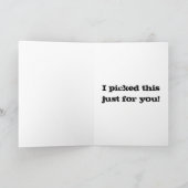 ゴリラ誕生日カード カード (内部)