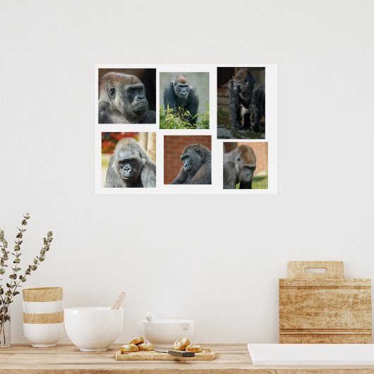 ゴリラ軍 ポスター (キッチン)