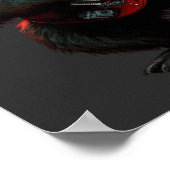 ゴリラ遊のギターTシャツランバークッション ポスター (角)