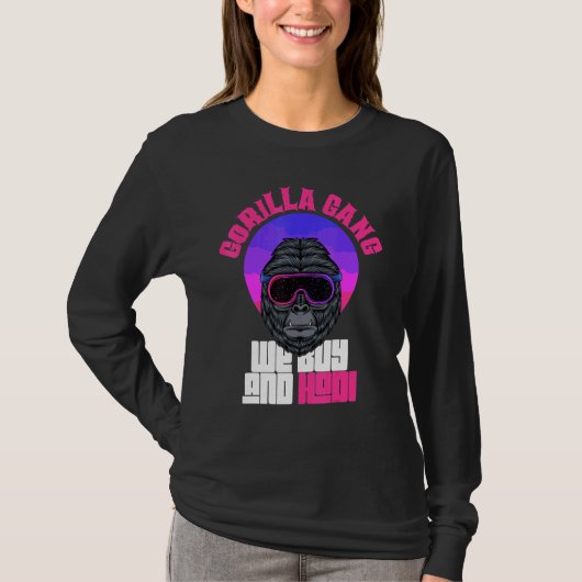 ゴリラ集団我々とホッ買ドミームストンクファン Tシャツ (正面)