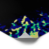 ゴリラ顔ポップ・アートのアートポスタープリント。ゴリラのポスター ポスター (角)