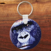 ゴリラ顔 キーホルダー (正面)