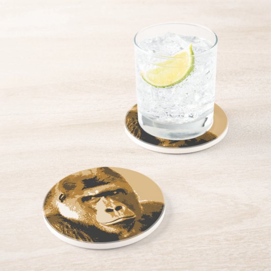 ゴリラ顔 コースター (側面)