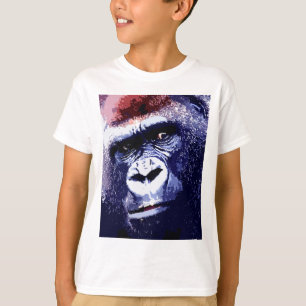 ゴリラ顔 Tシャツ