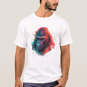 ゴリラ顔 Tシャツ