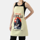 ゴリラ食べのスパゲティ エプロン (インサイチュ)