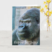 ゴリラ カード (黄色い花)