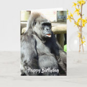 ゴリラ カード (黄色い花)