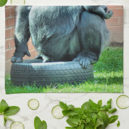 ゴリラ キッチンタオル (折り畳み)