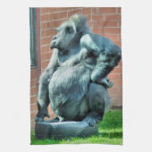 ゴリラ キッチンタオル (縦)