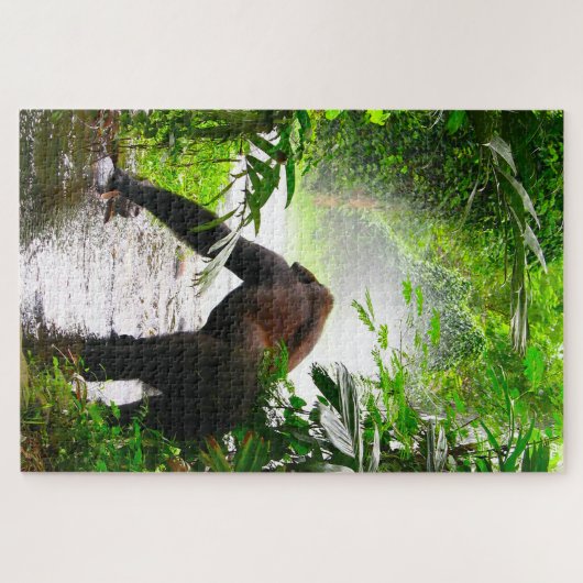 ゴリラ。 ジグソーパズル (横)