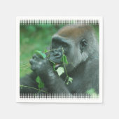 ゴリラ スタンダードカクテルナプキン (正面)
