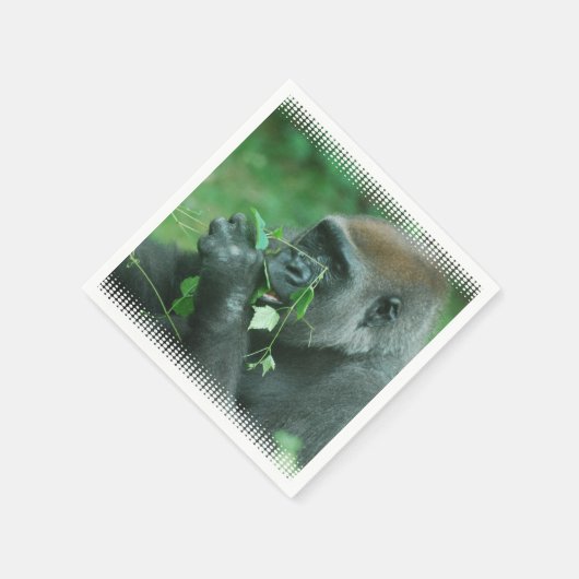 ゴリラ スタンダードカクテルナプキン (角)