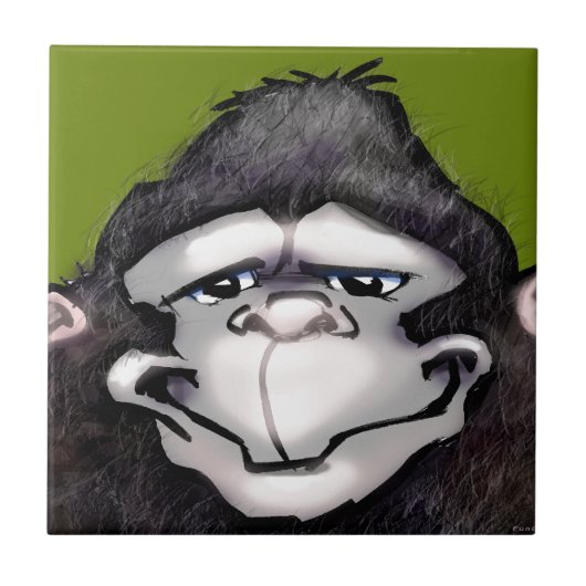 ゴリラ タイル (正面)