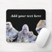 ゴリラ&チンパンジー_ マウスパッド (マウス)