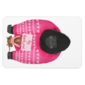 ゴリラ&ピグマイマーモセット「ビッグ感謝していユー」マグネット マグネット (横)