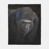 ゴリラ フリースブランケット (正面)