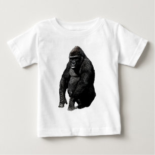 ゴリラ ベビーTシャツ