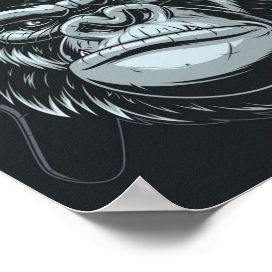 ゴリラ ポスター (角)