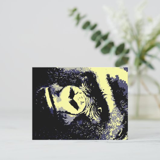 ゴリラ ポストカード (スタンド正面)