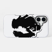 ゴリラ・ポップアート iPhone 16ケース (裏面横)