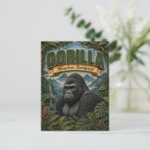 ゴリラ マウンテン レインフォレスト POPCUT ポストカード (スタンド正面)