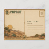ゴリラ マウンテン レインフォレスト POPCUT ポストカード (裏面)