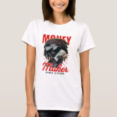 ゴリラ・マネーメーカーTシャツ - クイーン・マインドセット 女性用 Tシャツ (正面)