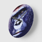 ゴリラ ラウンド壁時計 (傾斜)