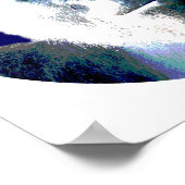 ゴリラ（青） ポスター (角)