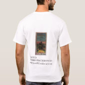 ゴリラ、Crackerdave Tシャツ (裏面)