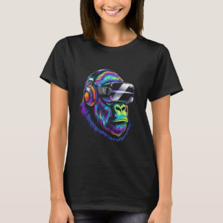 ゴリラ VR Tシャツ 大人向けゲームをする少年たち