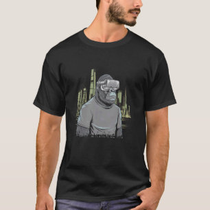 ゴリラ VR Tシャツ 大人向けゲームをする少年たち
