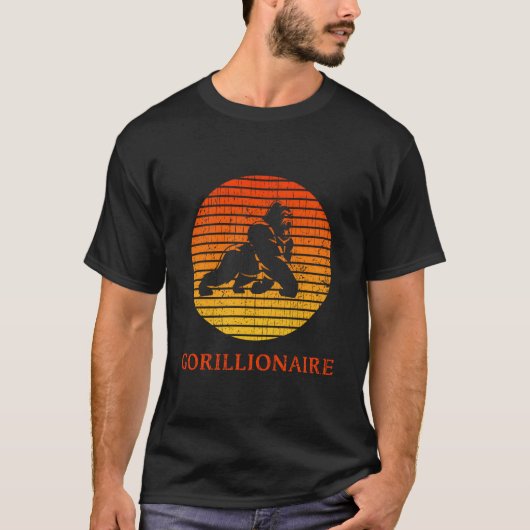 ゴリリオネア 猿 団結 強 Wsb Tシャツ (正面)