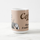 ゴリーによって コーヒーマグカップ (中央)