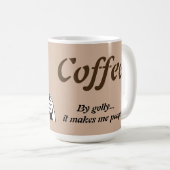 ゴリーによって コーヒーマグカップ (正面右)