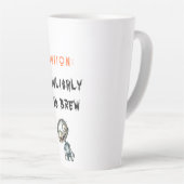 ゴリーシグッドブリューホワイトハロウィーン カフェラテマグ (右アングル)