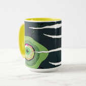 ゴリーシリーおもしろいゾンビ前に…傷ついた マグカップ (正面左)