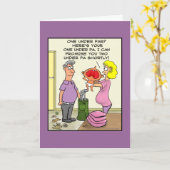 ゴルおもしろいフカード – ツーアンダー カード (黄色い花)