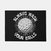 ゴルおもしろいフ ドアマット (正面)