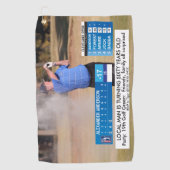 ゴルおもしろいフ ️ニュース♂ 40th 50th 60th男性誕生日 ゴルフタオル (正面)