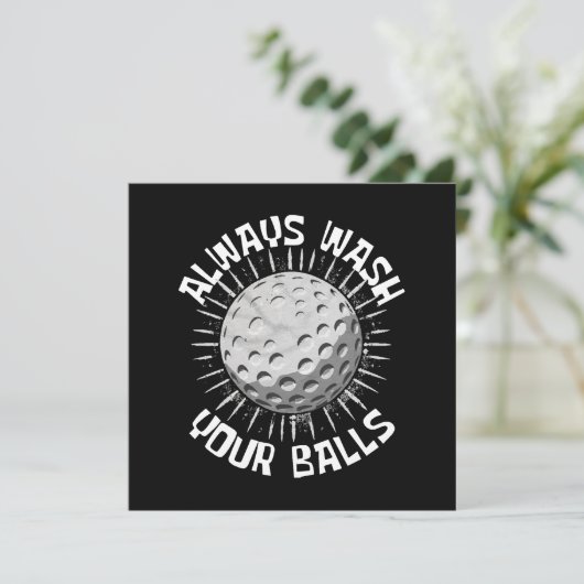 ゴルおもしろいフ 招待状 (スタンド正面)